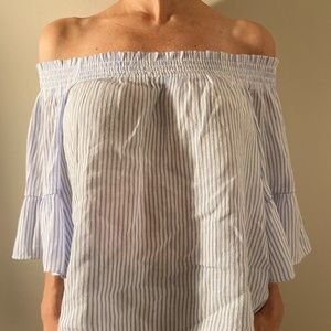 H&M Pinstriped Blouse